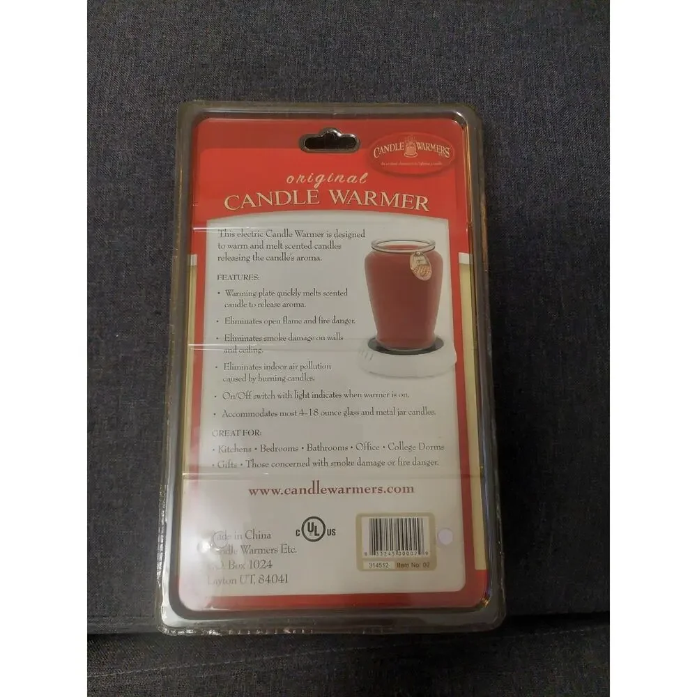 New Original Candle Warmers Electric Warming Plate For Jar Candles No Flame New
